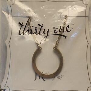 NWT Thirty Ones 35" Gold Tone Dream Catcher Necklace